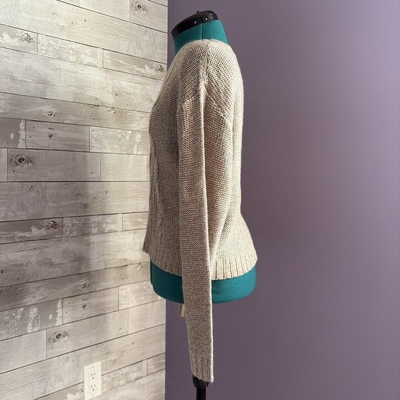 FOREVER 21 Beige Cable Knit Sweater - Picture 6 of 7